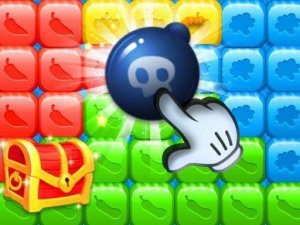 Colorful Crate Clearing Puzzle