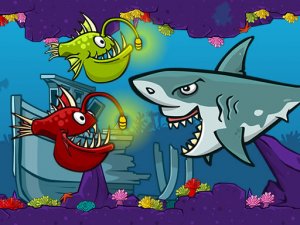 Growing Fish Arcade Game