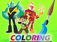 Ben 10 Art and Color Game