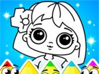 Creative Doll Coloring Game