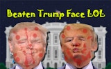 Beaten Trump Face LOL - Funny Face Deformation Game Online