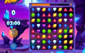 Diamond Rush 2 Match 3 Puzzle Game Online