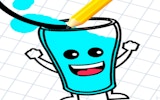 Happy Glass: Line Drawing Puzzle Game Online