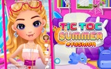 Tictoc Summer Fashion: Makeup & Style Game Online